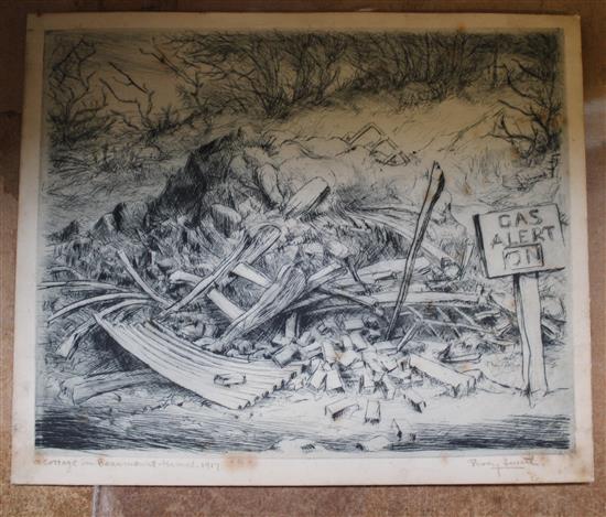 Perry John DECF Smith etching, dance of death series